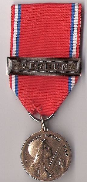 médaille de Verdun