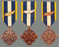 GRÈCE médaille de la valeur militaire de 3ème classe