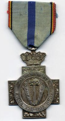 BELGIQUE médaille du mérite de la fédération nationale des volontaires de guerre de Belgique 1914-1918