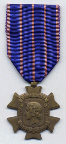croix des services civiques 1914-1918