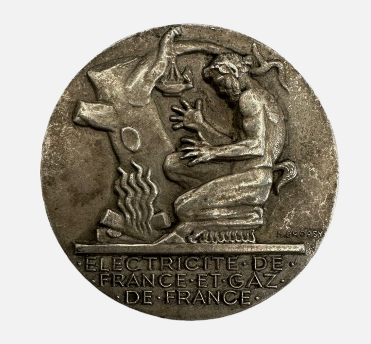 médaille de la société Electricité de France gaz de France